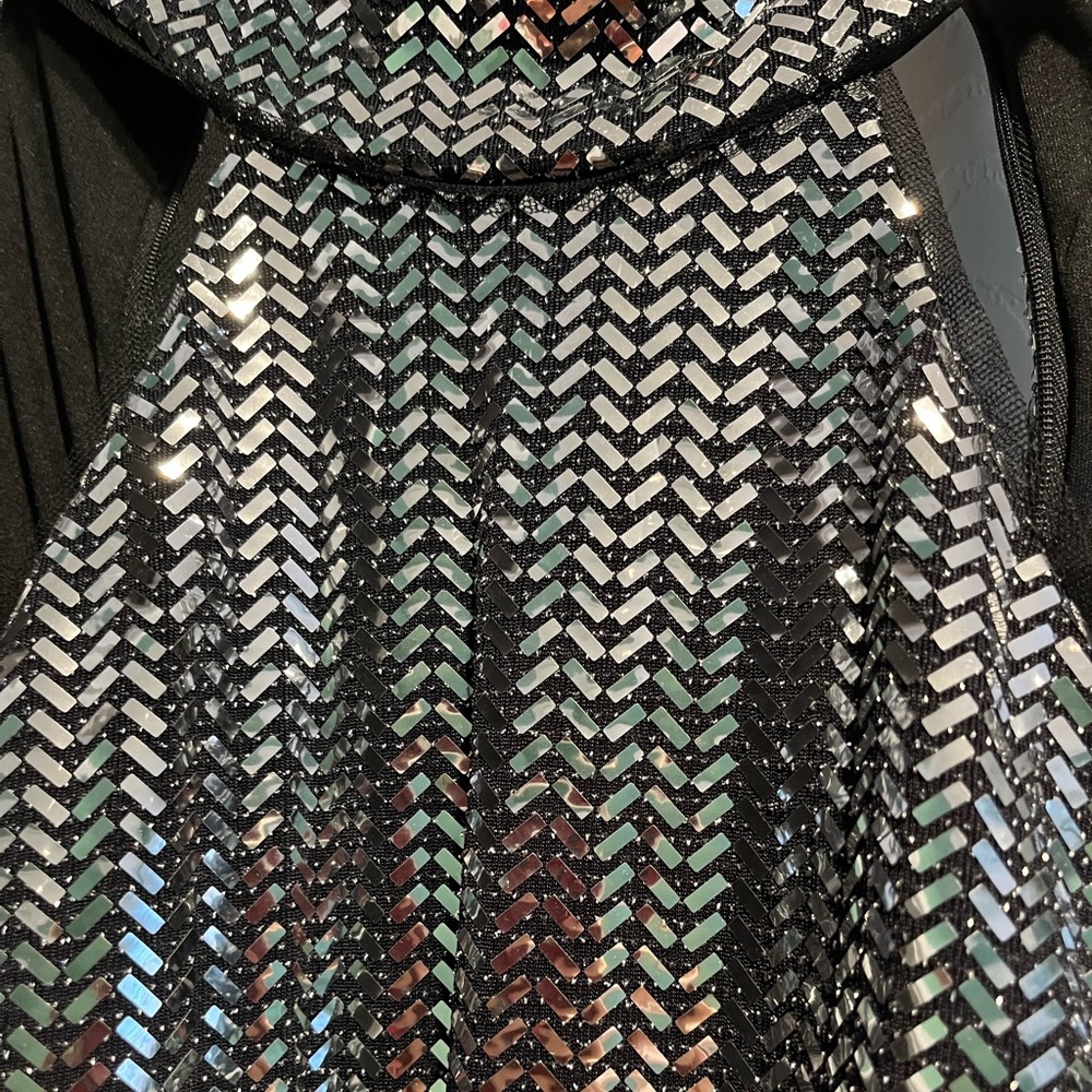 Metallic gown